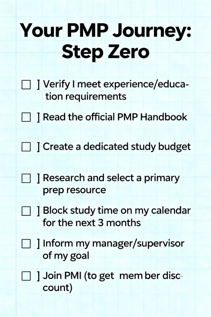 Your PMP Journey: Step Zero